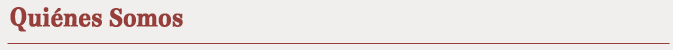 Quienes Somos